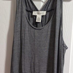 Workshop Republic Navy and White Stripped Sleeveless Dress Sz XL *NWT!*